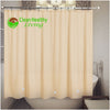 Clean Healthy Living Premium PEVA Taupe Shower Curtain Liner with Magnets & Suction Cups - 70 X 71 inches Long