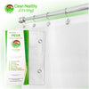 Premium PEVA Shower Liner - White